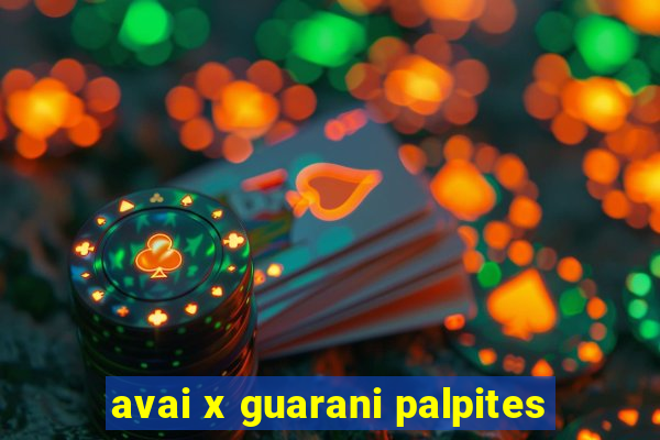 avai x guarani palpites