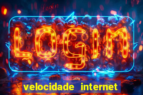 velocidade internet para jogar online