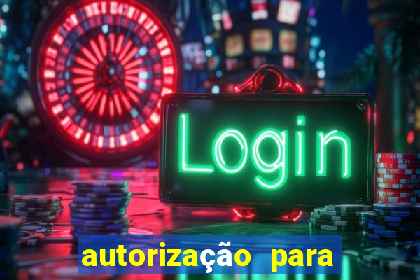 autorização para jogar bola