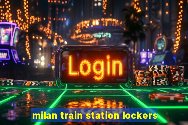 milan train station lockers