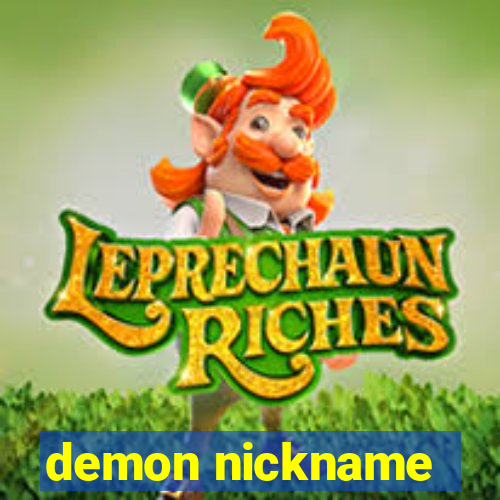 demon nickname