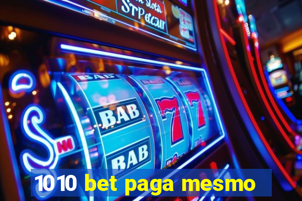 1010 bet paga mesmo