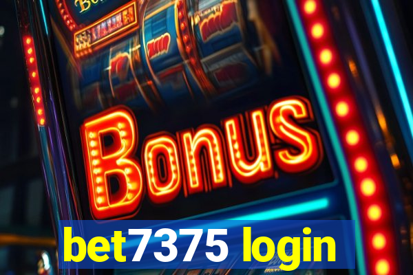 bet7375 login