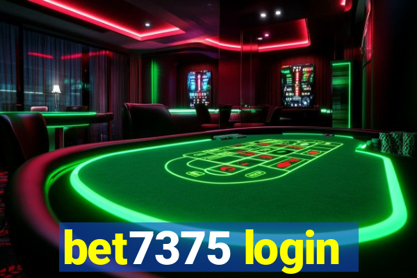 bet7375 login