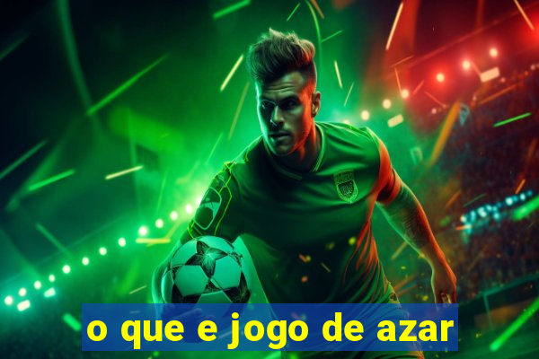 o que e jogo de azar