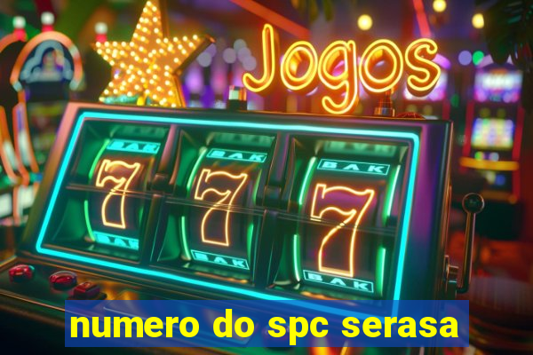 numero do spc serasa