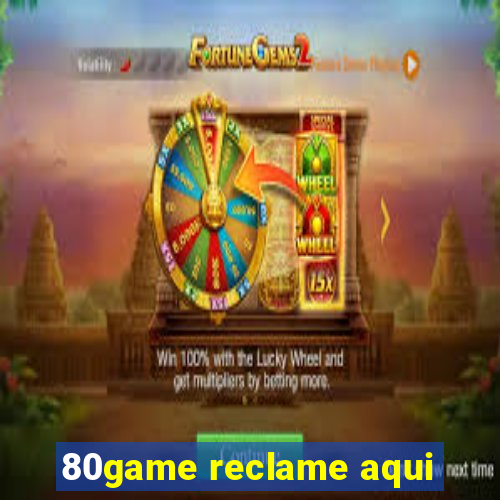 80game reclame aqui