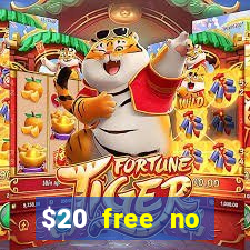 $20 free no deposit casino us