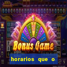 horarios que o fortune mouse paga