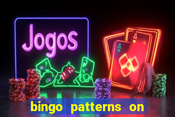 bingo patterns on slot machines