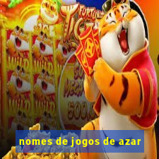 nomes de jogos de azar