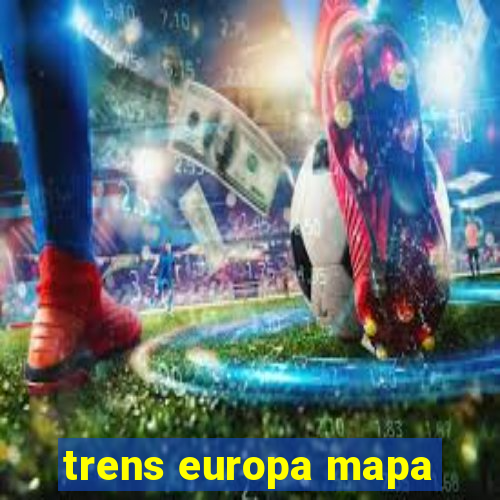 trens europa mapa