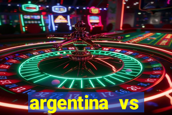 argentina vs colombia ao vivo