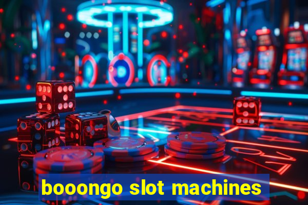 booongo slot machines