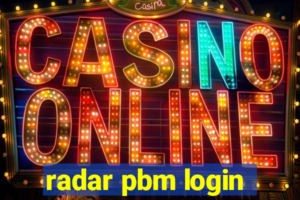 radar pbm login