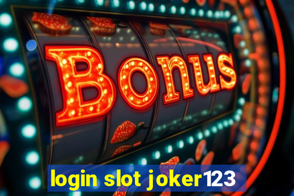 login slot joker123