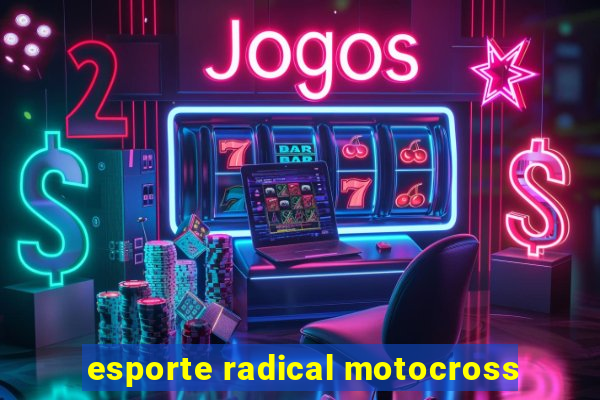 esporte radical motocross