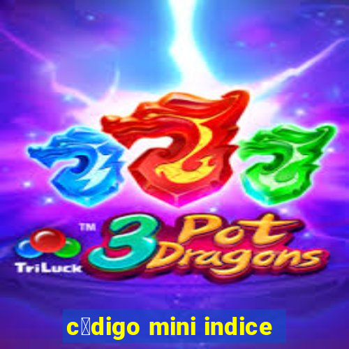 c贸digo mini indice