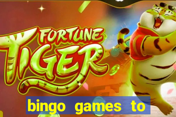 bingo games to play for free