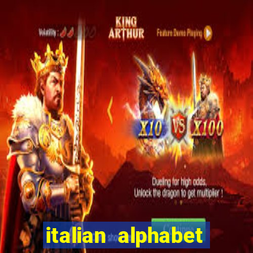 italian alphabet lore a