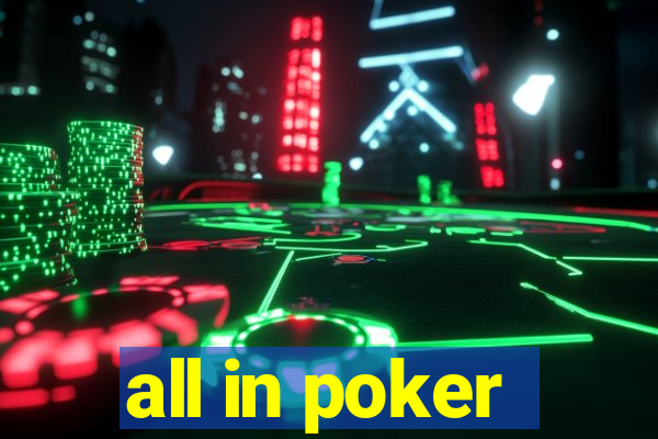 all in poker