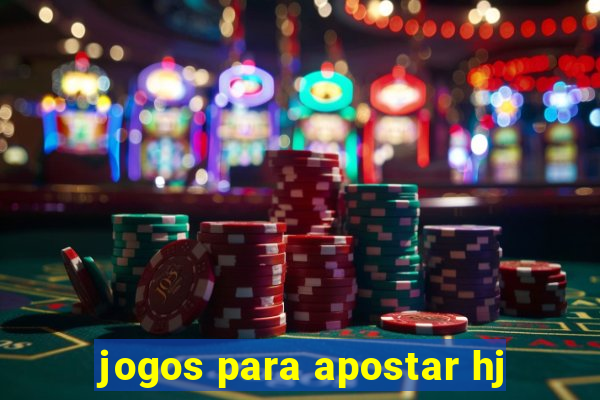 jogos para apostar hj