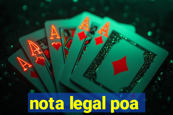 nota legal poa