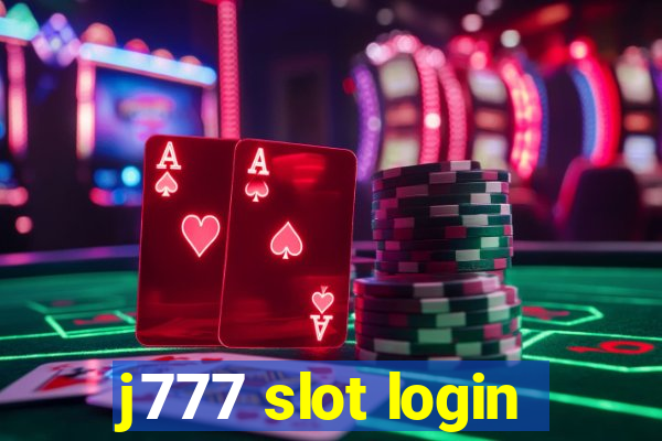 j777 slot login