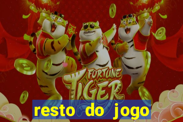 resto do jogo placar atual