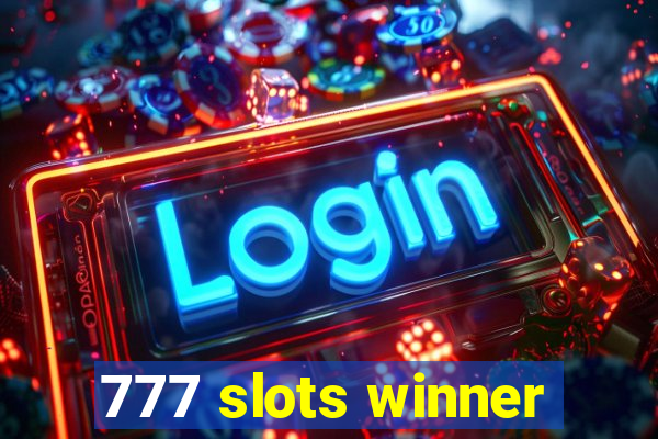 777 slots winner