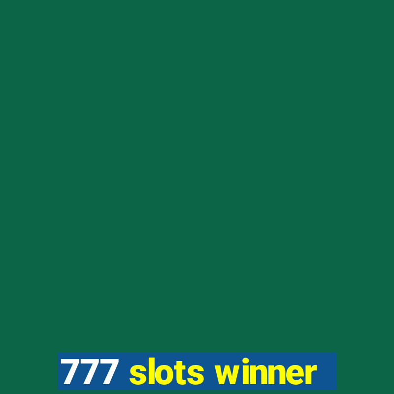 777 slots winner