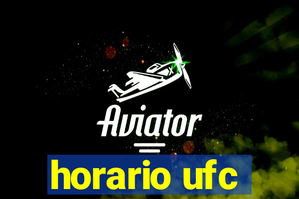 horario ufc