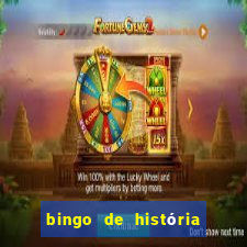 bingo de história 6 ano