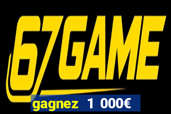 gagnez 1 000€ sur jow