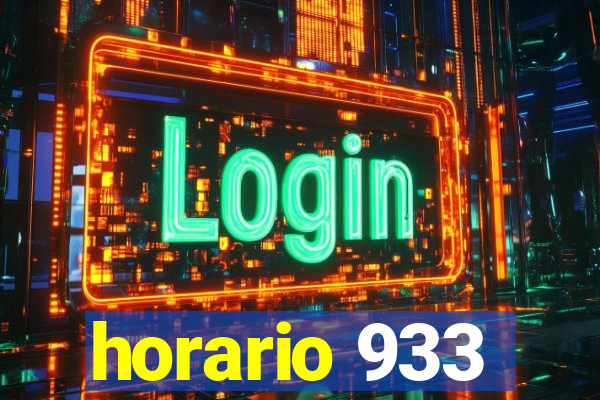 horario 933