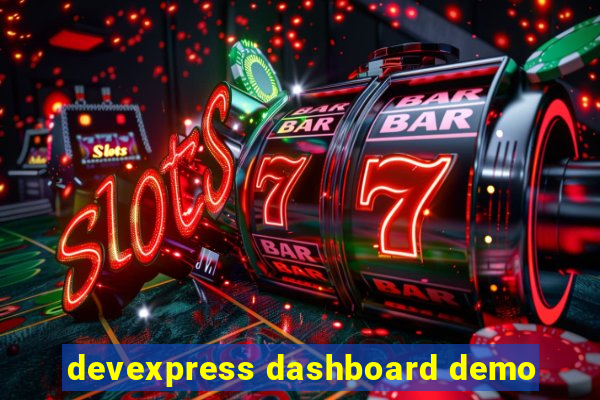 devexpress dashboard demo