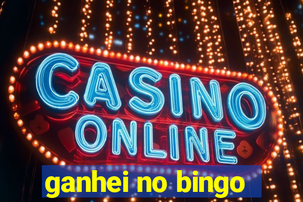 ganhei no bingo