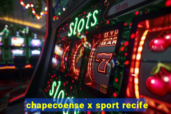 chapecoense x sport recife