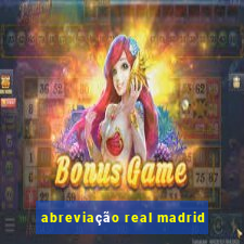 abreviação real madrid