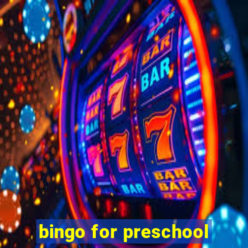 bingo for preschool