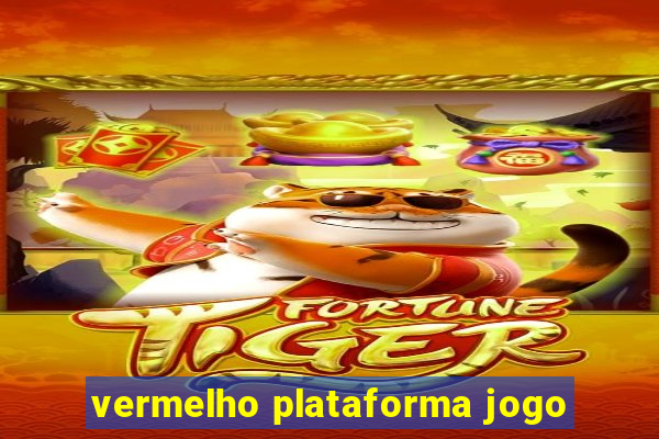 vermelho plataforma jogo