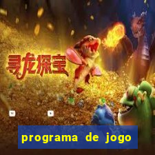 programa de jogo de futebol