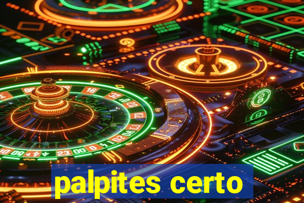 palpites certo