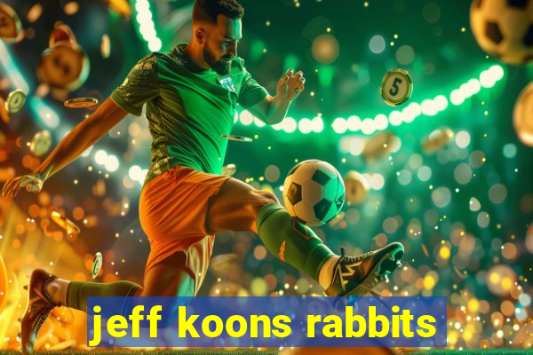 jeff koons rabbits