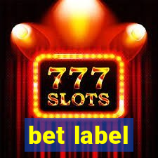 bet label