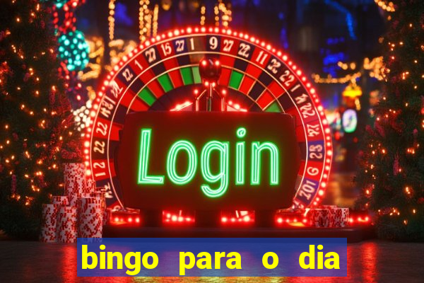 bingo para o dia da mulher