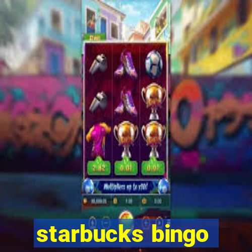 starbucks bingo