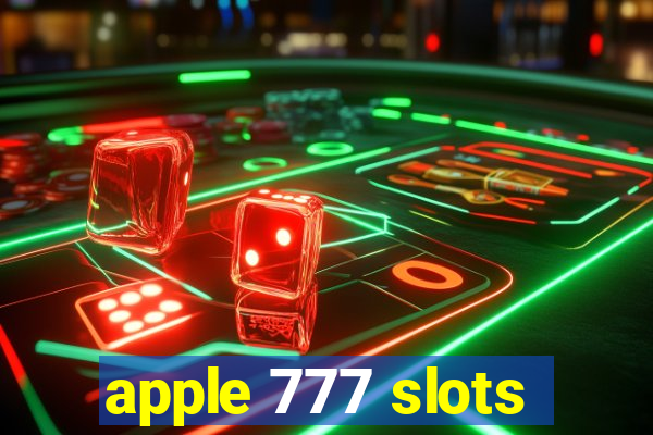 apple 777 slots