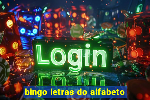 bingo letras do alfabeto