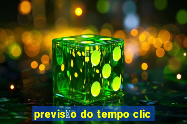 previs茫o do tempo clic